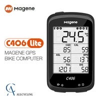 magene c406 lite gps bike computer smart wireless cycling waterproof speedometer sync sensor data map road mtb bicycle odometer