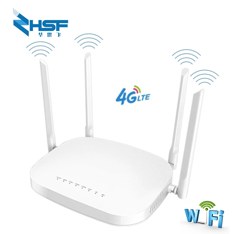 4G LTE роутер 300 Мбит/с беспроводной CPE 3G / Мобильный Wi Fi точка доступа со слотом для Sim