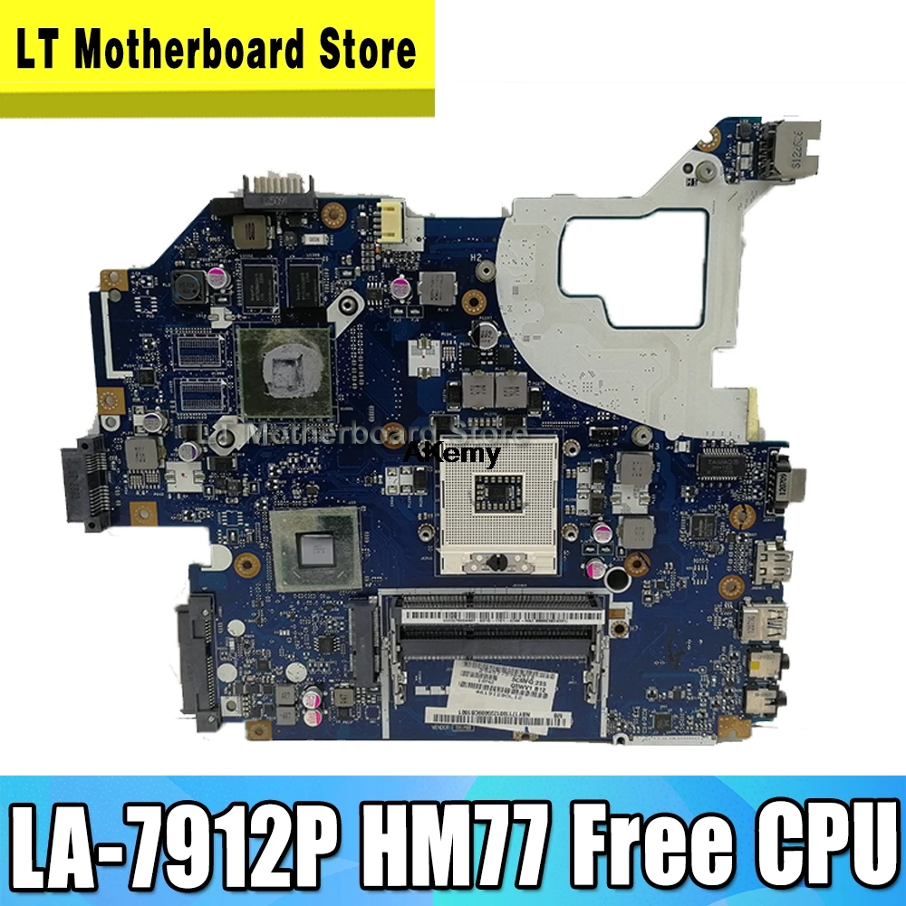 LA-7912P материнская плата для ноутбука ACER Aspire E1-571G V3-571G V3-571 материнская плата Q5WV1 LA-7912P HM77 PGA989 Тесты Процессор