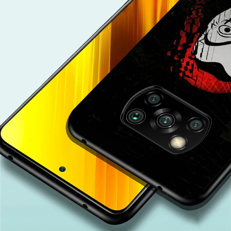 

Black Cover Movie La Casa De Papel for Xiaomi Mi Mix 3 A3 A2 A1 Poco M3 M2 C3 X3 X2 NFC F2 F1 CC9 CC9E Pro Phone Case
