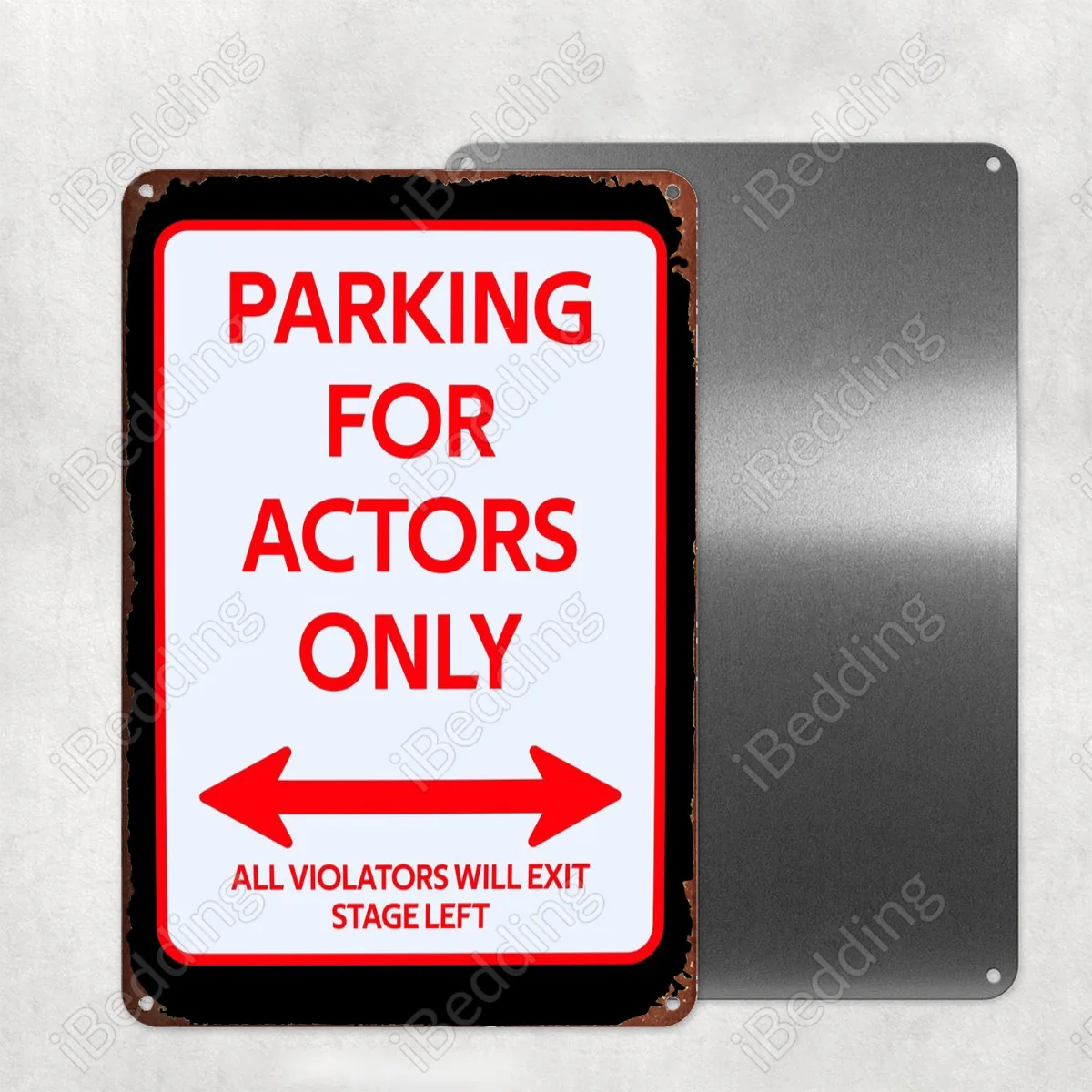 

Актерский парковочный знак, театр, украшение для дома и бара, железная живопись, персонализированный паб, клуб, промышленный Декор