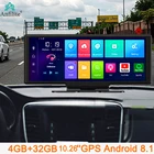 Автомобильный видеорегистратор на зеркало заднего вида, 4G, Android 8,1, 10,26 дюйма, с удаленным мониторингом, DVR, Wi-Fi, GPS-Навигатором, двойным объективом, автоматический Регистратор ADAS