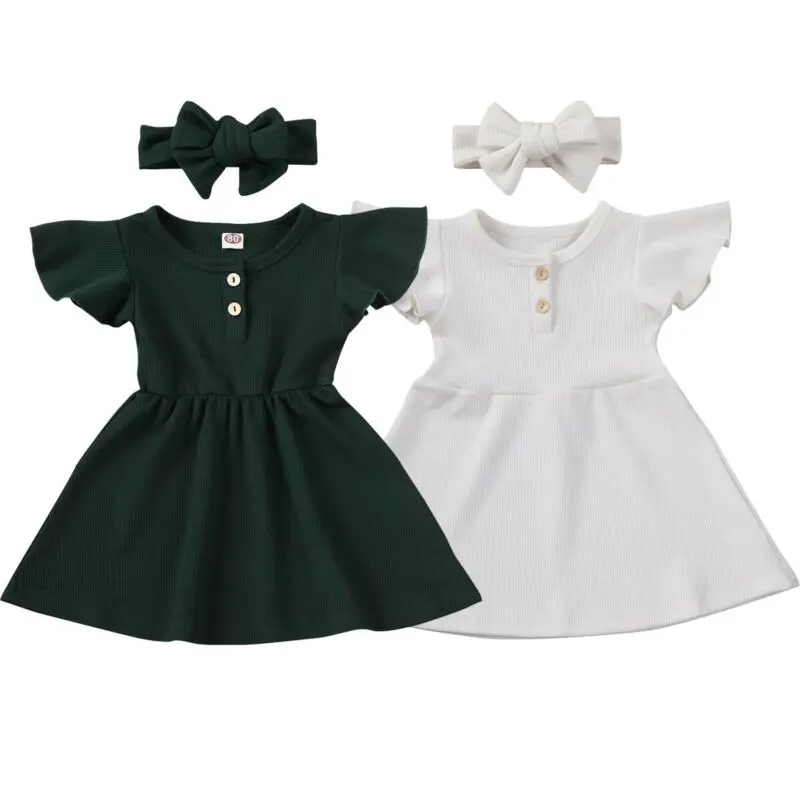 Детское платье для маленьких девочек детская одежда летние детские Вечерние