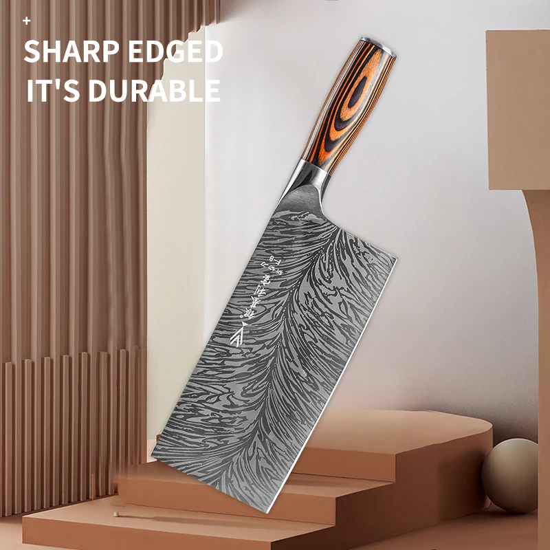 Нож Мясницкий кухонный шеф повара нож из нержавеющей стали острый для нарезки