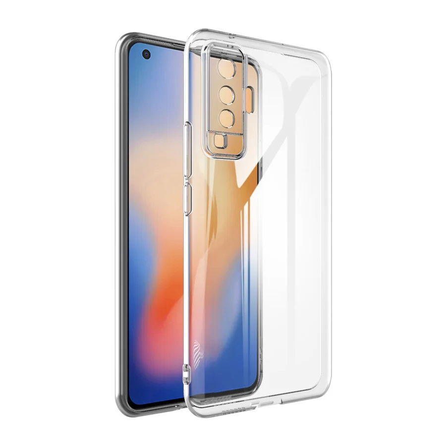 Чехол для телефона Full Protection Silicone Clear для VIVO X50 E X51 Pro Plus X50E X50Pro Pro+ 5G Soft Transparent Ultra Thin Back Cover.
