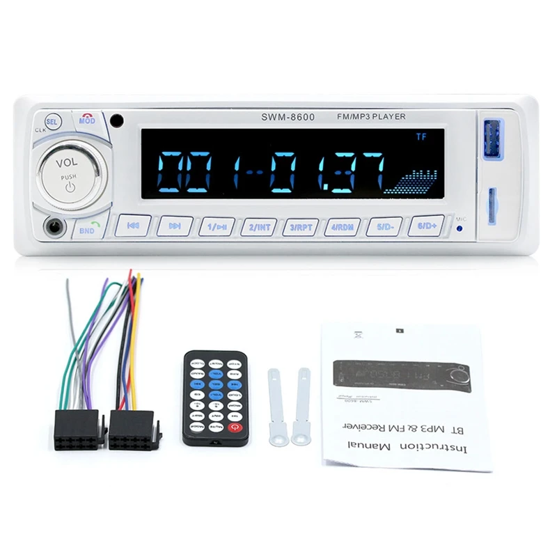 Автомобильный радиоприемник 1 Din In Dash Fm радио/Bluetooth/Usb/Mp3 мультимедийный плеер