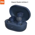 Новинка 2021 оригинальные беспроводные наушники Xiaomi Redmi AirDots 3 Bluetooth 5,2 Быстрая зарядка стерео басы с микрофоном гарнитура Mi наушники