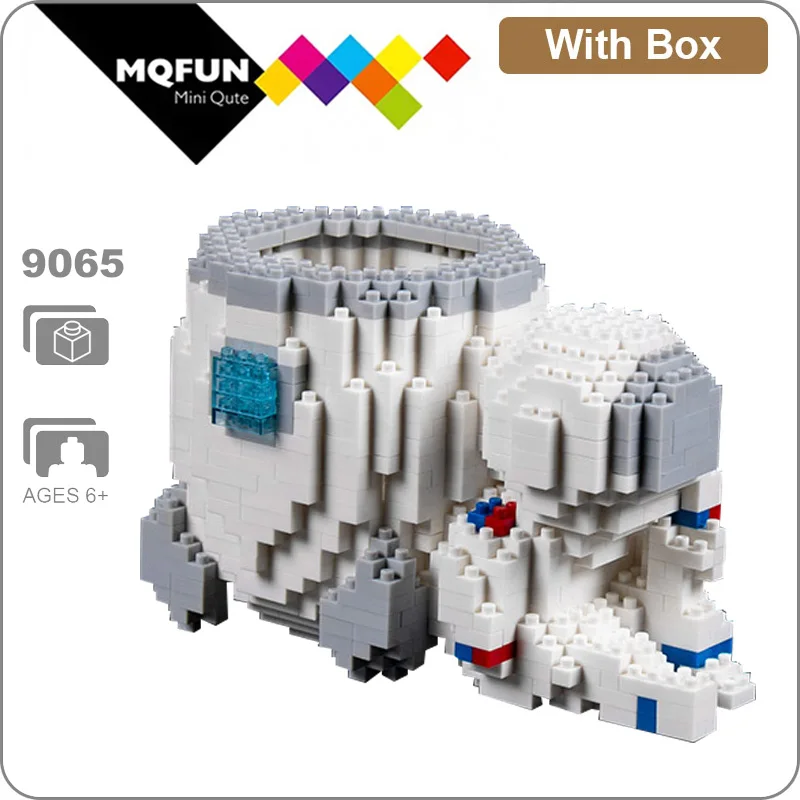 

CLC Diamond Blocks Cosmonaut Micro Building Blocks spaceman Astronaut on The Moon DIY Assembly Model Bricks Educational Toys