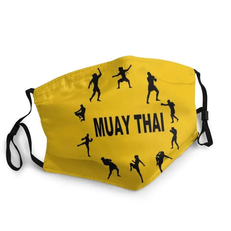 

Muay Thai Martial Arts Mask Dustproof Washable Thailand Boxing Face Mask Protection Cover Unisex Adult Respirator Mouth-Muffle