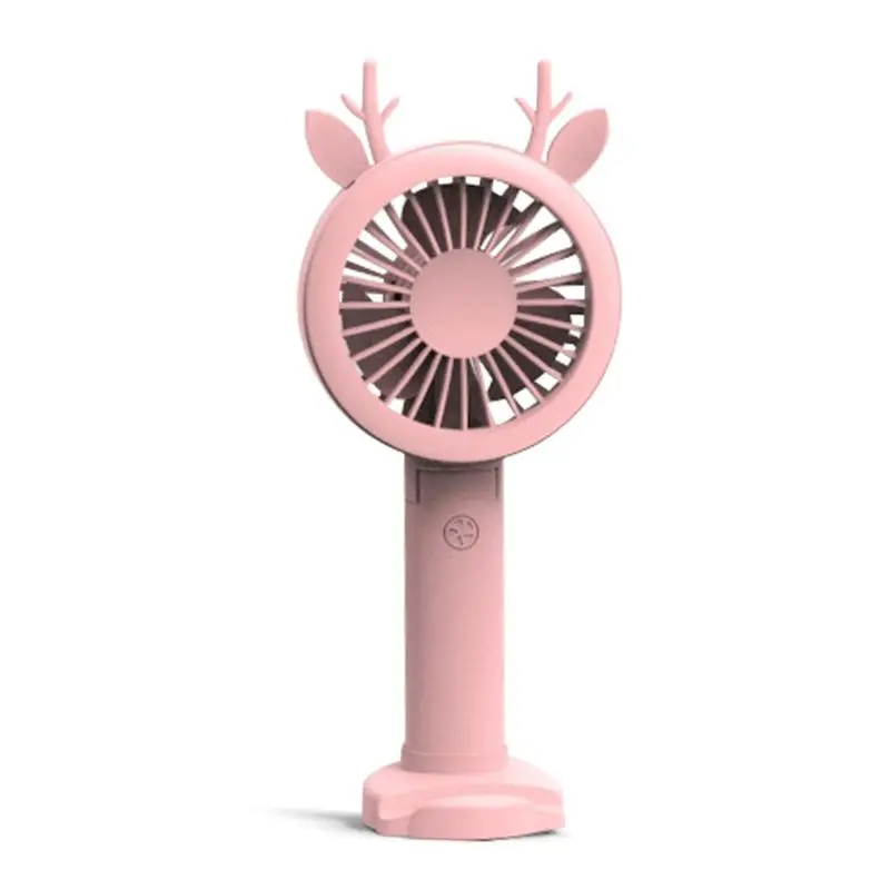 

Air Fan Handheld USB Rechargeable Fans LED Light Portable Air Cooling Fan Mini