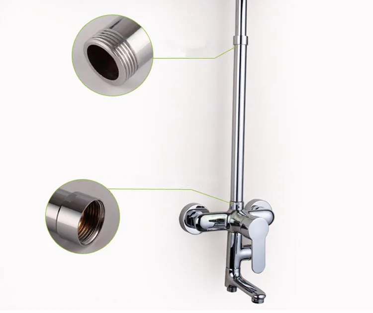 Расширительная трубка для душевого смесителя хромированный/золотистый/Матовый