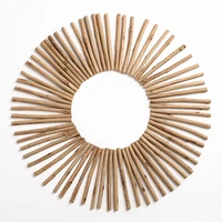 100pcspack 10cm diameter 0 5 0 8cm thick natural tea tree wood stick for craft supplies unfinished wood decoration materials
