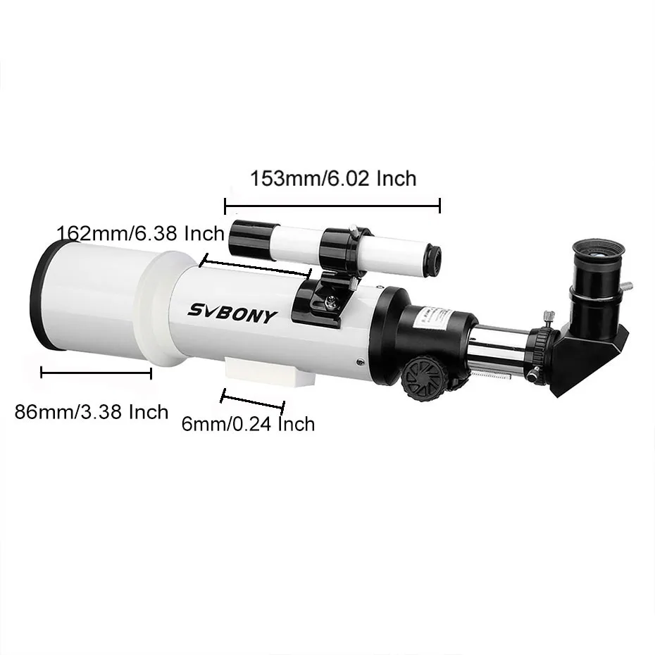 Рефракционный телескоп SVBONY SV501 70 / F6 (без подставки) подходит для детей взрослых
