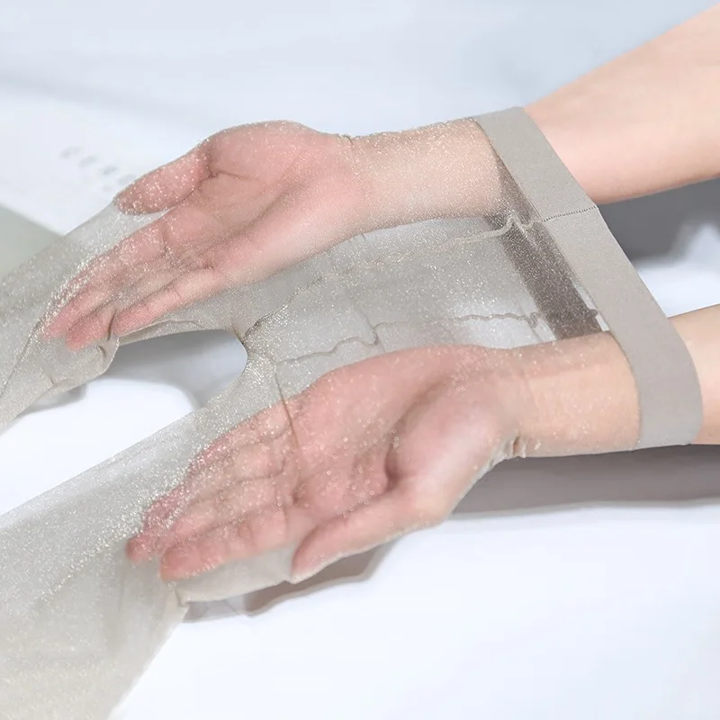 0D нейлоновые колготки прозрачные женские дышащие ультратонкие чулки с открытым