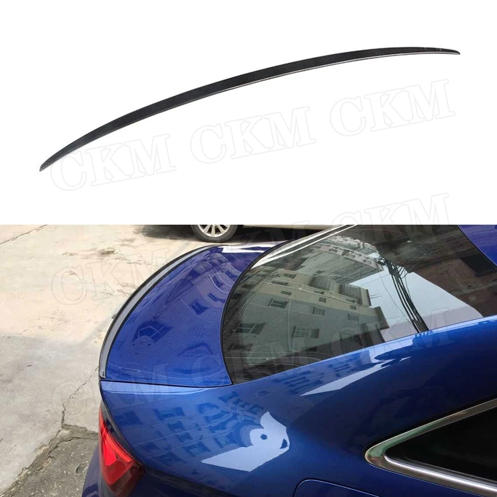 

Carbon fiber / FRP Rear Spoiler Boot Trunk Trim Wings For Audi A3 8V Sedan 4 Door 2014-2019 S3 Style Spoiler