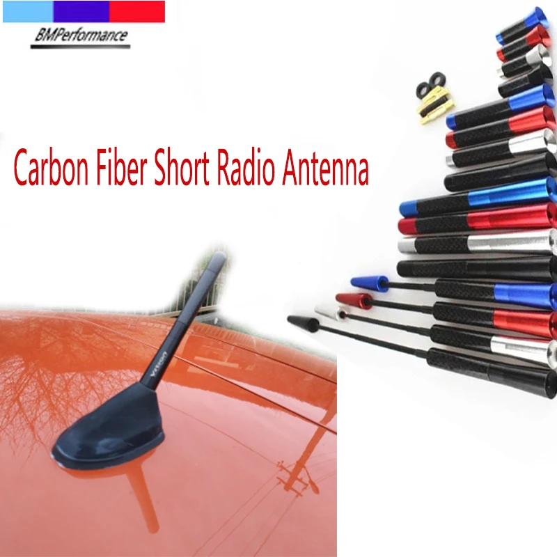 Автомобильная антенна FM/AM из углеродного волокна для радио на крышу Bmw E36 E46 E90 E91 E92
