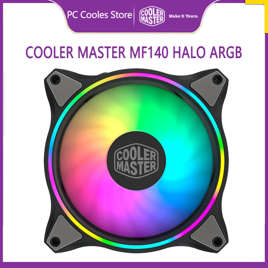 Cooler Master MF140 HALO чехол вентилятор 140 мм адресуемый 5В/3PIN ARGB Вентилятор охлаждения