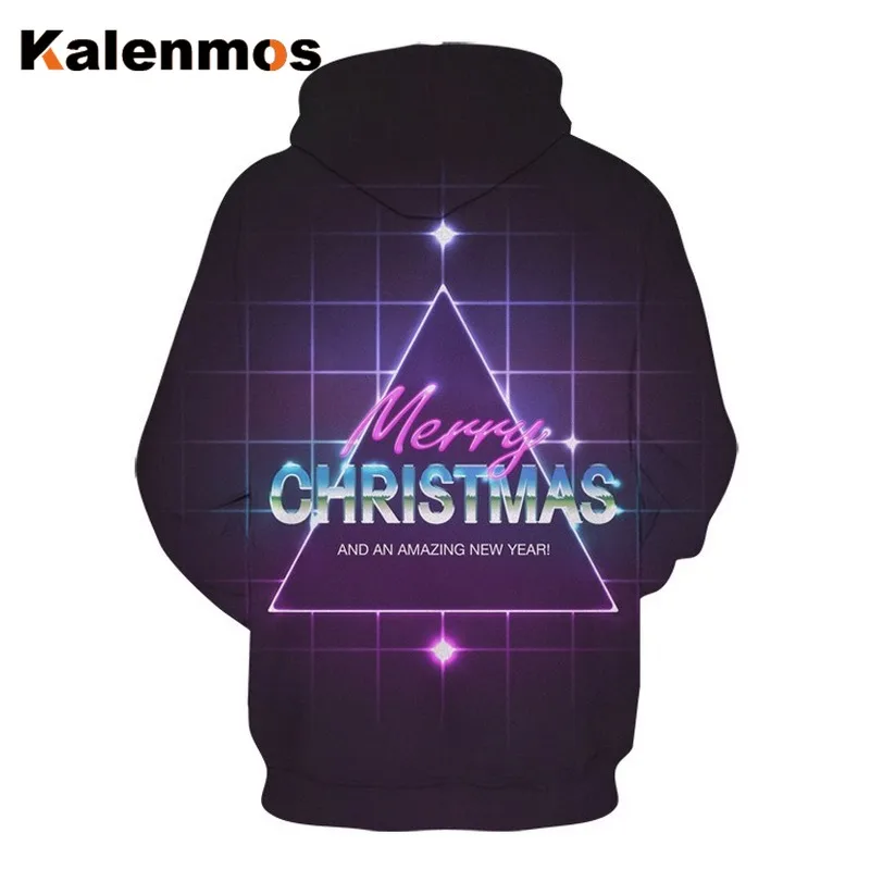Для женщин и мужчин толстовки пара Рождество с надписью костюмы принтом унисекс