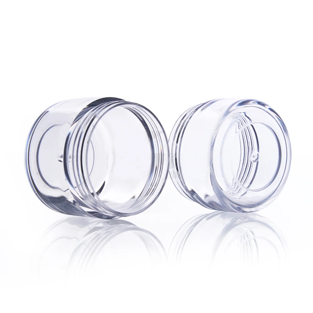 20 штук пустые баночки для крема косметические контейнеры Пластик прозрачные