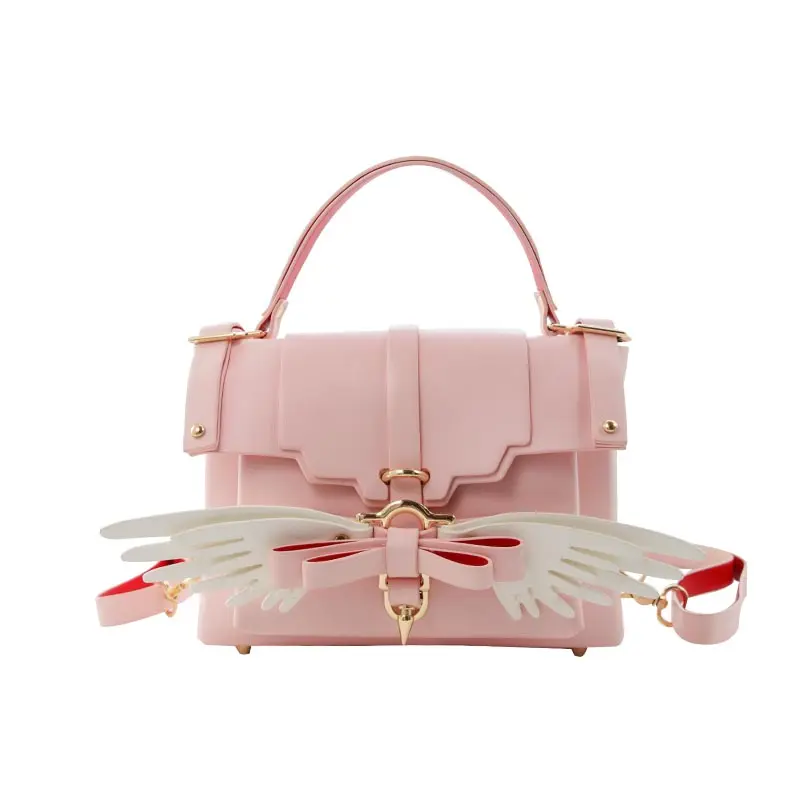 Модная Милая дизайнерская японская мягкая сумка с крыльями ангела для девочек на