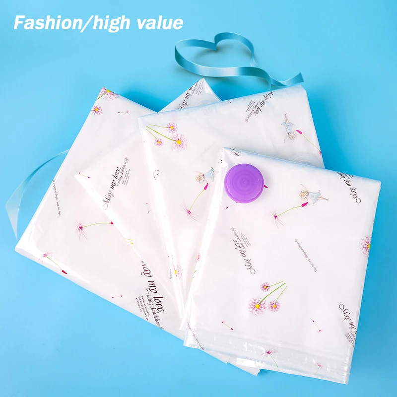 

2021New Foldable Clothes Quilts Vacuum StorageBag Waterproof Compression BagHousehold Storage Sack Dustproof And Moisture-Proof