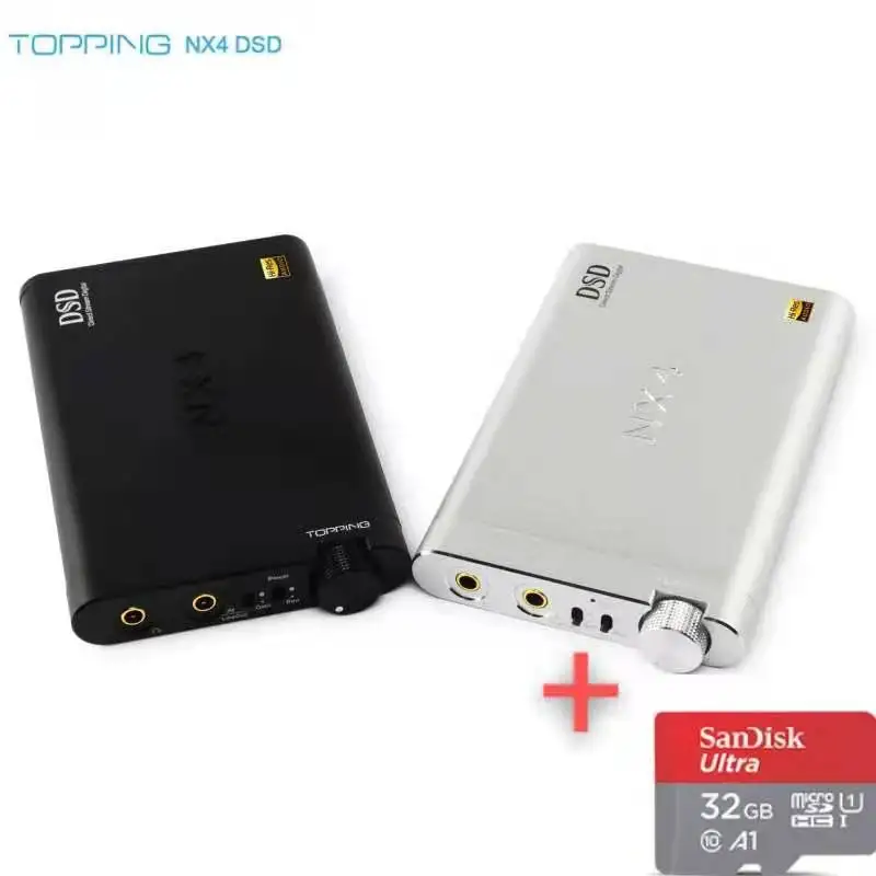Топпинг NX4 DSD XMOS XU208 чип ЦАП ES9038Q2M Портативный USB Декодер Усилитель для наушников HiFi