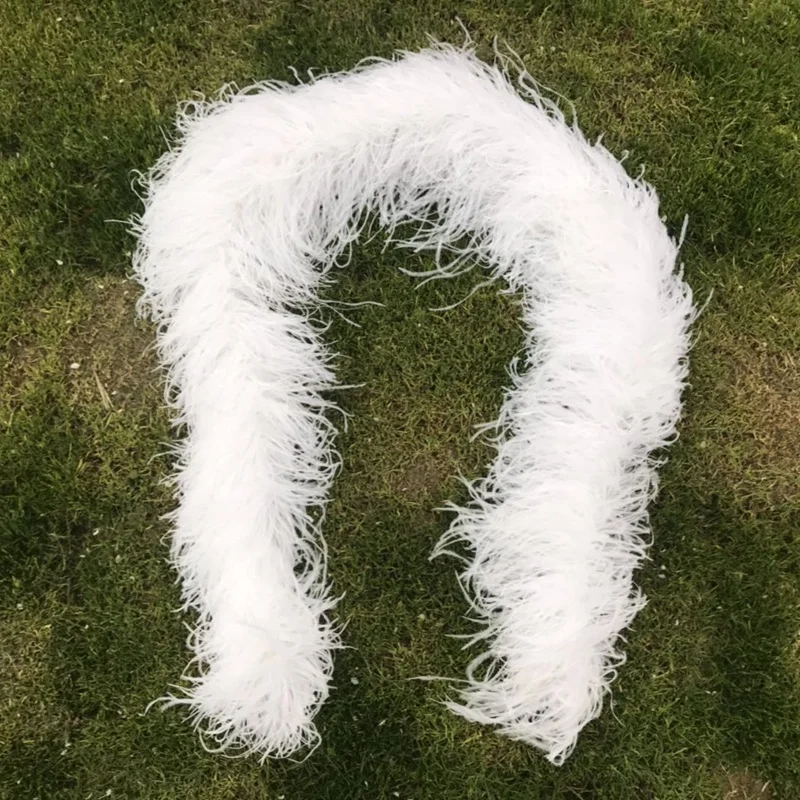 10ply страусовый мех боа Толстая ширина 28-30 см страусиные перья для ремесел полосы DIY Свадебные украшения вечерние танцы Мода Плюм