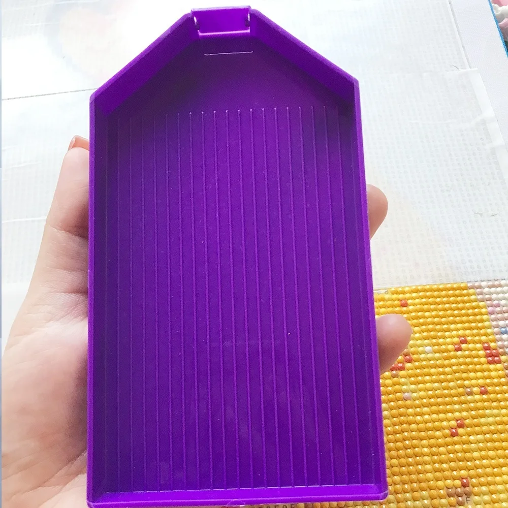 

Hot Sale Jewelry Diamond Painting Beading Tray Diamond Painting Plastic Tray Diamond Painting Large Plate Tray Tool