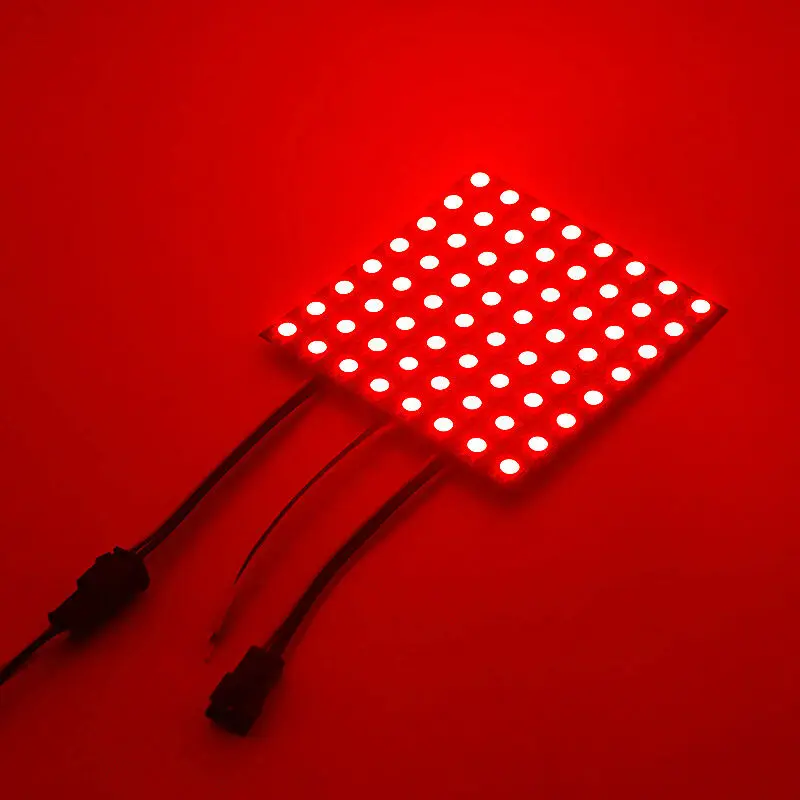 Полноцветная светодиодная панель RGB матричный модуль SMD 5050 WS2812B 8*8/8*32/16*16 пикселей 5