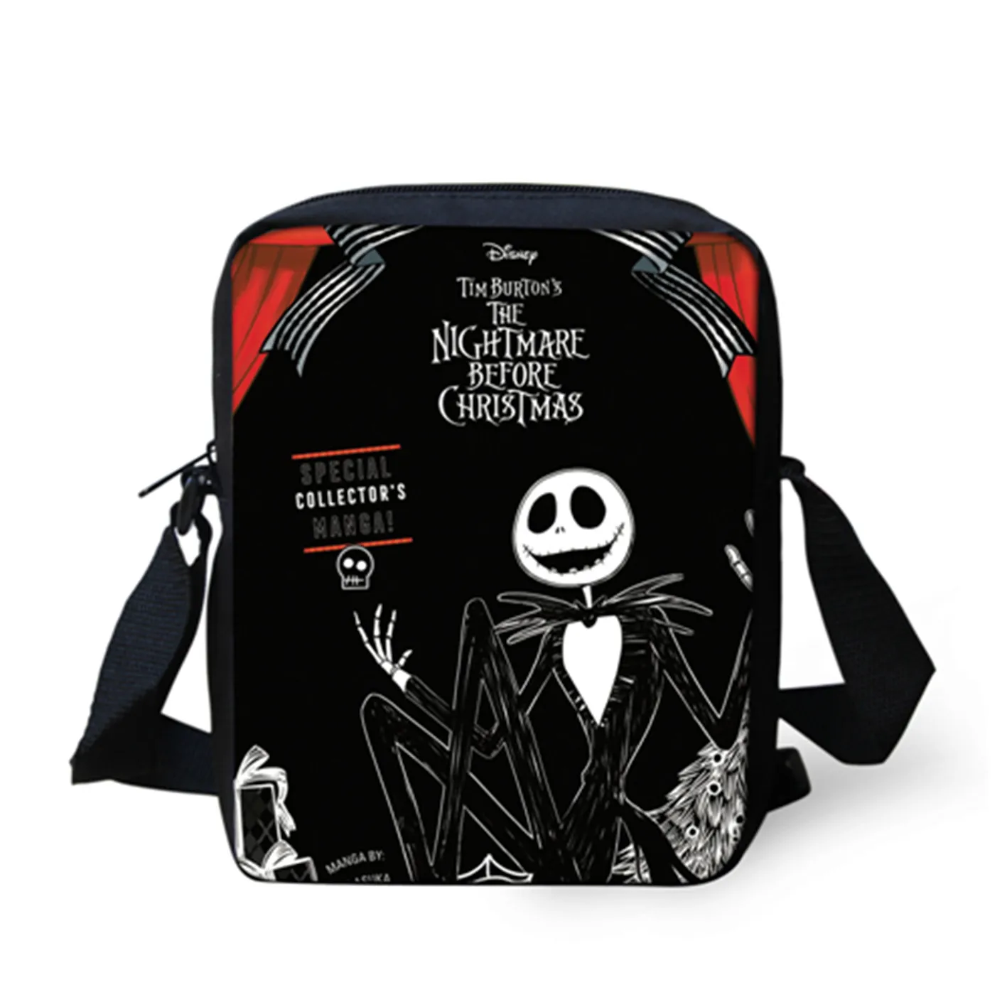 FORUDESIGNS/сумка-мессенджер с принтом Jack Skellington, Кошмар перед Рождеством, сумки через плечо, женская сумка, сумки на плечо, набор - Цвет: LD2094E