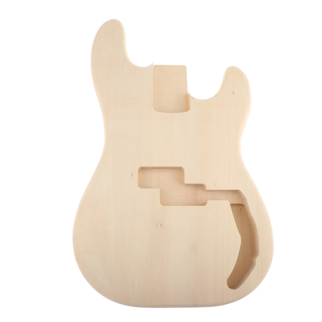 

Electric Guitar Unfinished Body, Basswood Wood DIY Musical Instrument Accessory