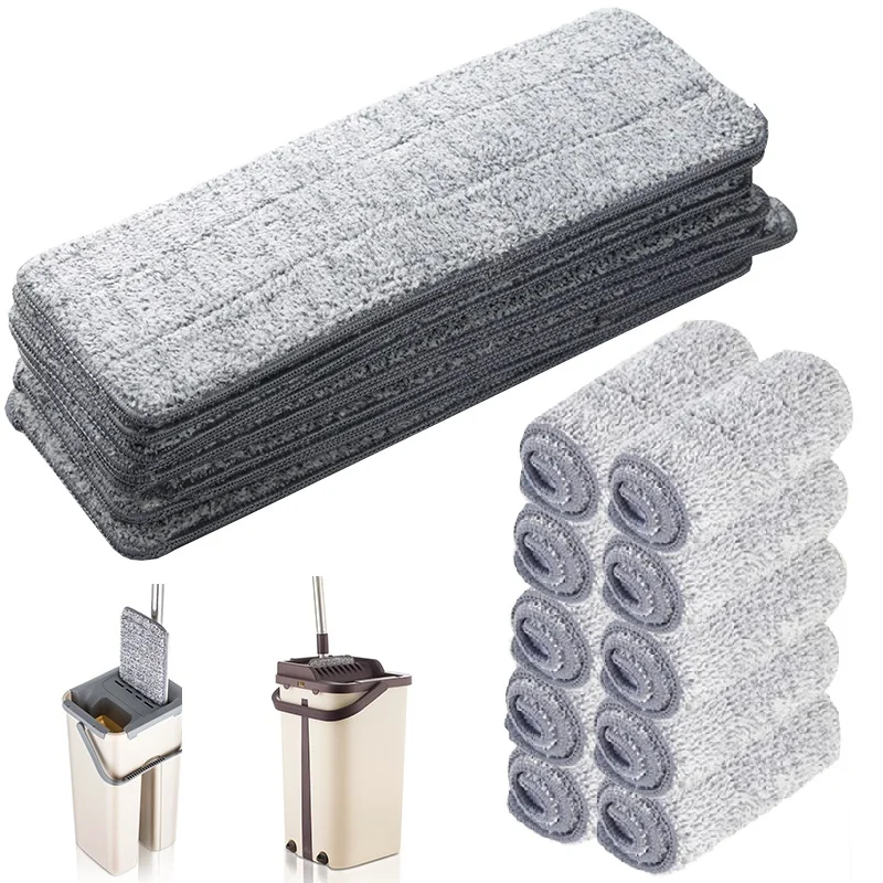 5/10 шт. Швабра для уборки дома замена ведра из микрофибры практичная многоразовая