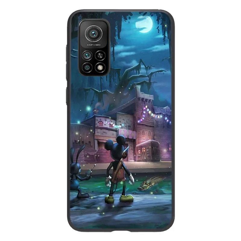 Mickey Mouse For Xiaomi Mi 12 11 10 11T 10T 9T 9 8 Note 10 Ultra Pro Lite TPU Soft Silicone Black Phone Case Funda Coque