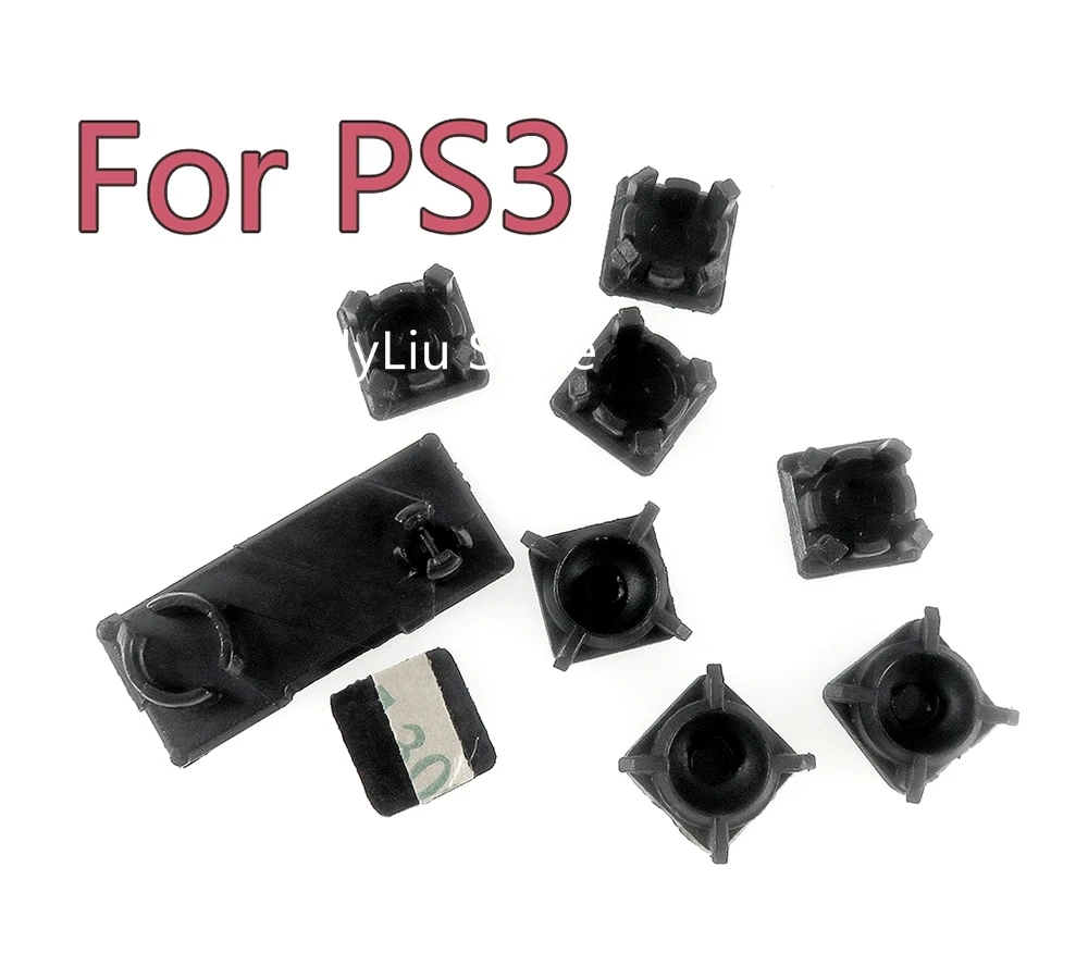 9 in 1 Rubber Feet Cover Set Plastic Bottom Screw Covers Spares set For PS3 Slim Full dust plug cover | Электроника