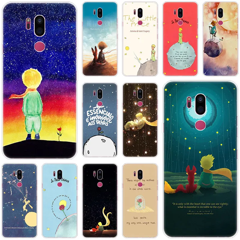 Мягкий чехол Маленький принц для LG G5 G6 Mini G7 G8 G8S V20 V30 V40 V50 ThinQ Q6 Q7 Q8 Q9 Q60 W10 W30 Aristo 2 X Power 3