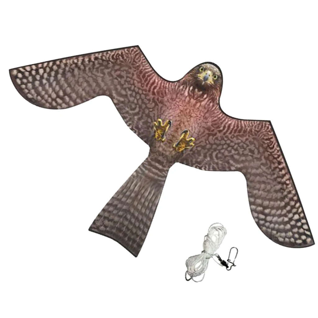 2 шт. отпугиватель птиц летающий воздушный змей в форме ястреба большой виде орла