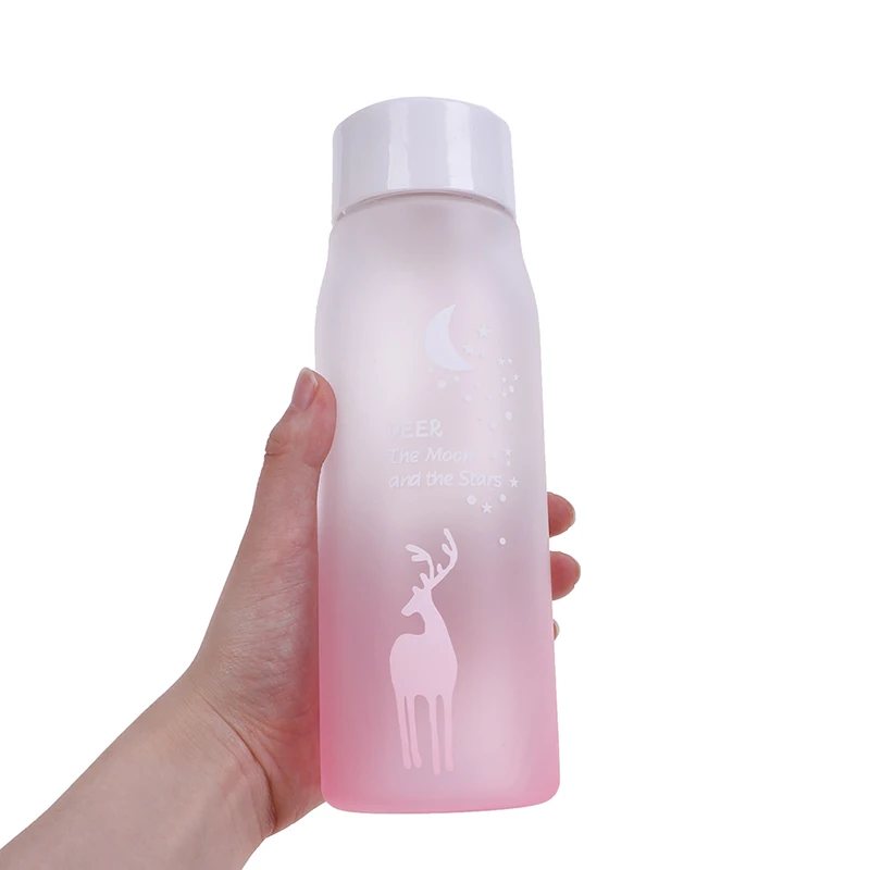 Бутылка для воды пластиковая 500 мл Спортивная герметичная Питьевая портативная