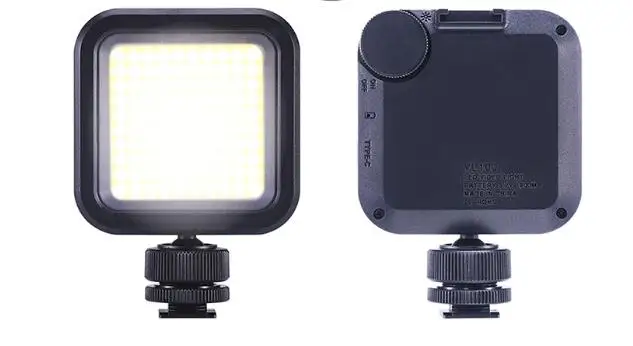 VL100 LED Light Перезаряжаемый VL100 Мини светодиодный свет 4,5 Вт COB высокой люмен с регулируемой яркостью фотографическое освещение Карманный на камеру для sony Nikon DSLR - Цвет: VL100 LED Light