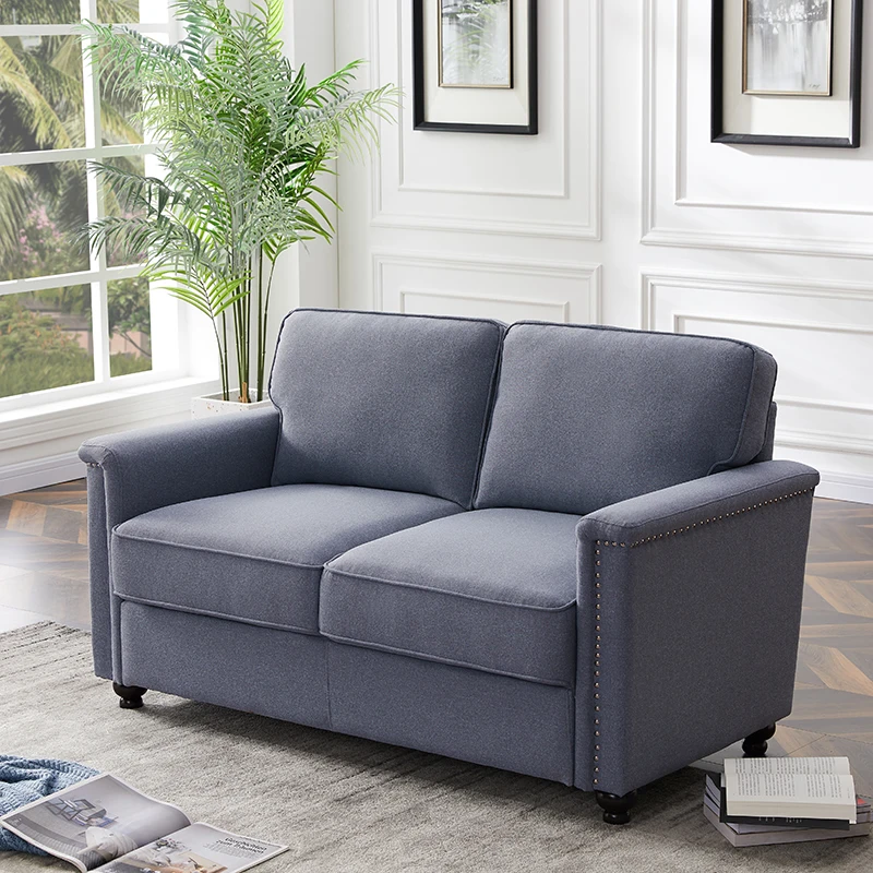 

Modern Sofa Set Grey Fabric Sofa Set Living Room Furniture