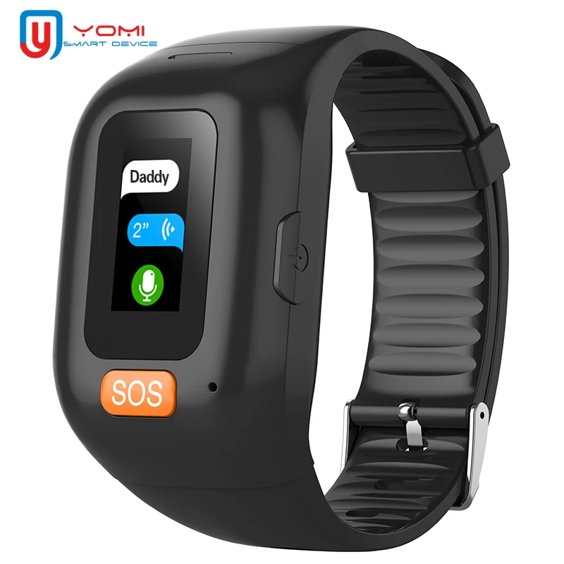

2G Network Android Watch for Elder GPS WiFi Tracker Heart Rate Blood Pressure Monitor SOS Call Band Watch Clock with G-sensor
