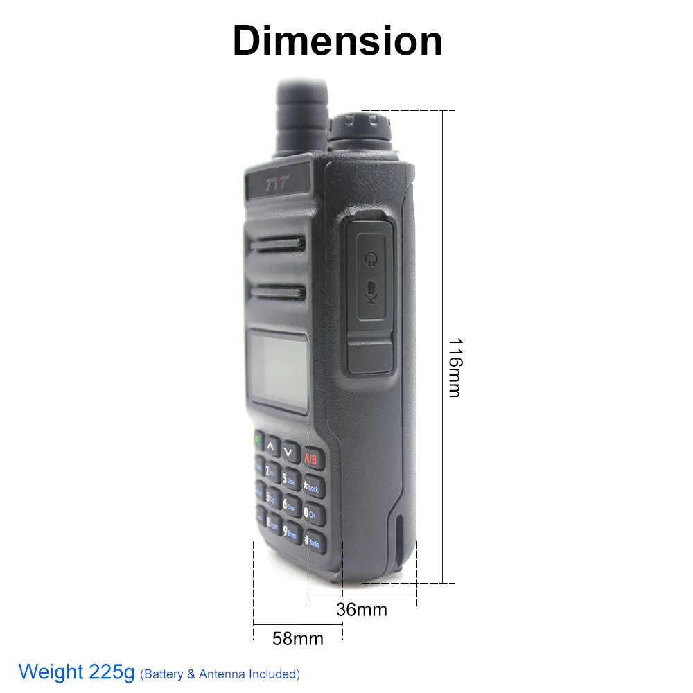 TYT TH-UV88 Dual Band 136-174 и 400-480 МГц портативная рация VOX Scrambler 5 Вт FM-радио UV Transceiver |