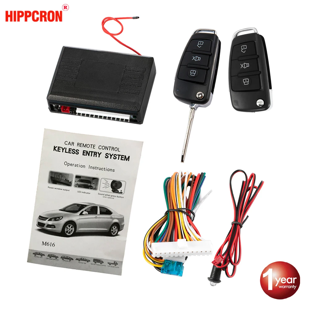 Hippcron Автомобильный Центральный дверной замок автоматическая система входа без