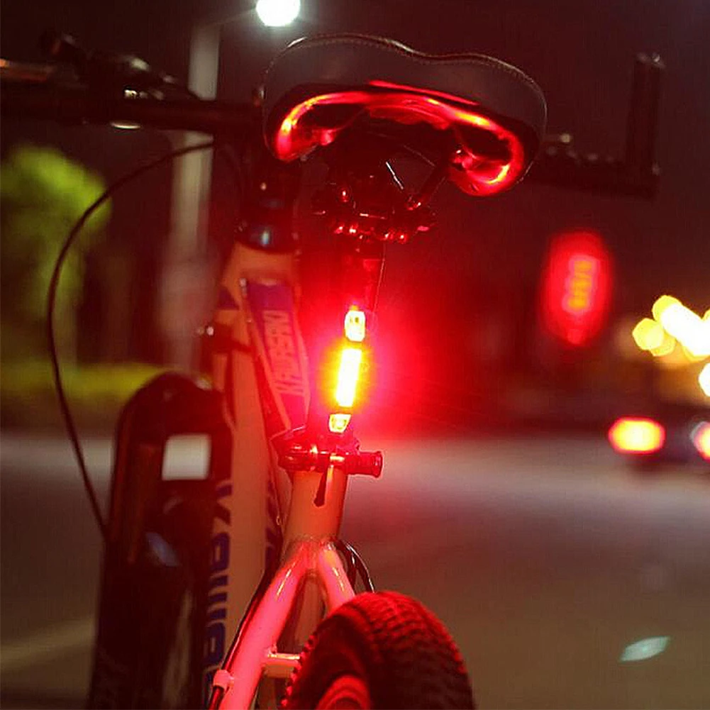 

Bicycle Lights LED Bike Front Head Light+Tail Light Set MTB Rear Lights Cycling Lamp Flashlight Bicycle Accessories Front Lamp