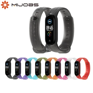 Ремешок силиконовый для Mi Band 5 4 3, браслет для Mi Band 5, Xiaomi Xiomi