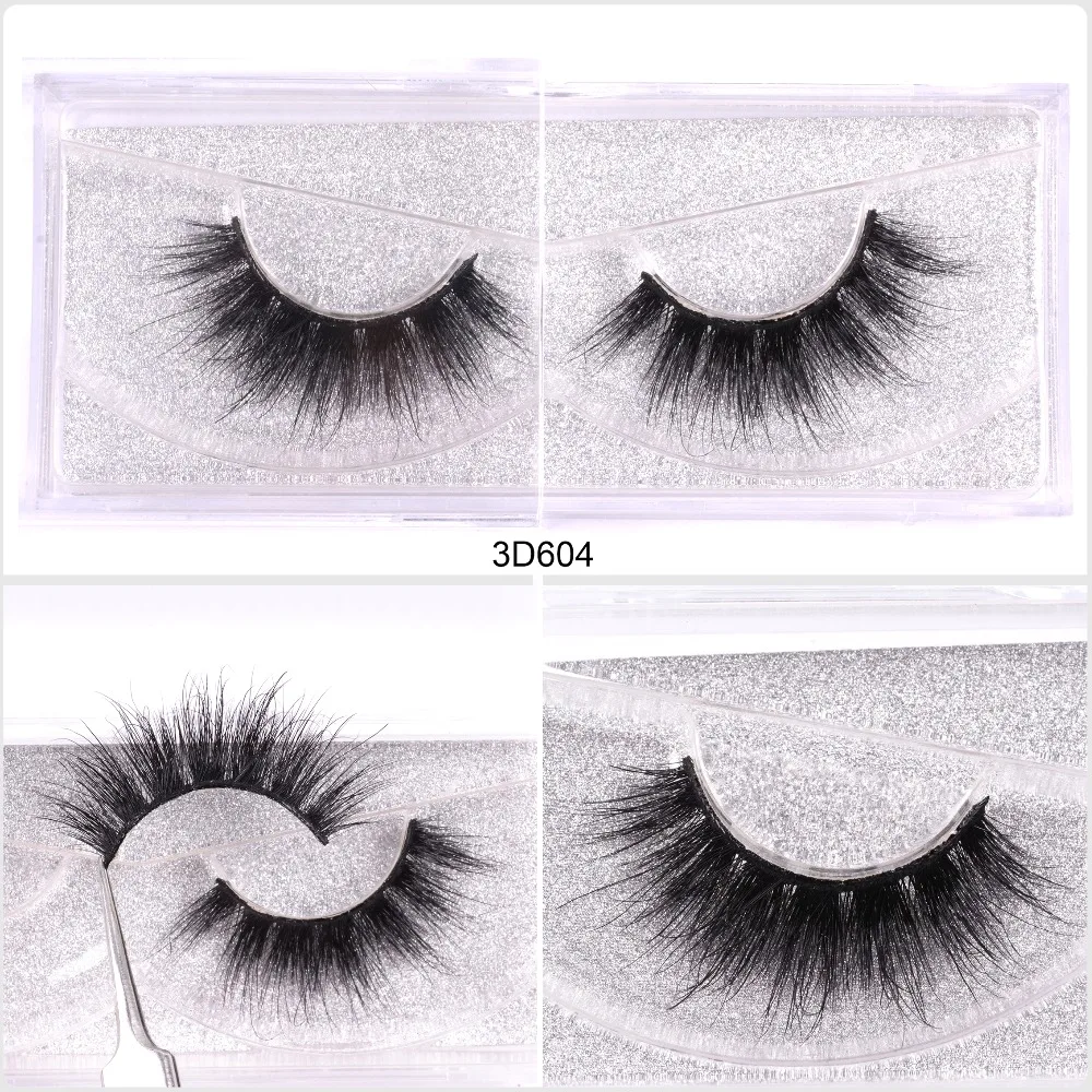 Ресницы WZSQJN 3D норковые ресницы долговечные натуральные драматические