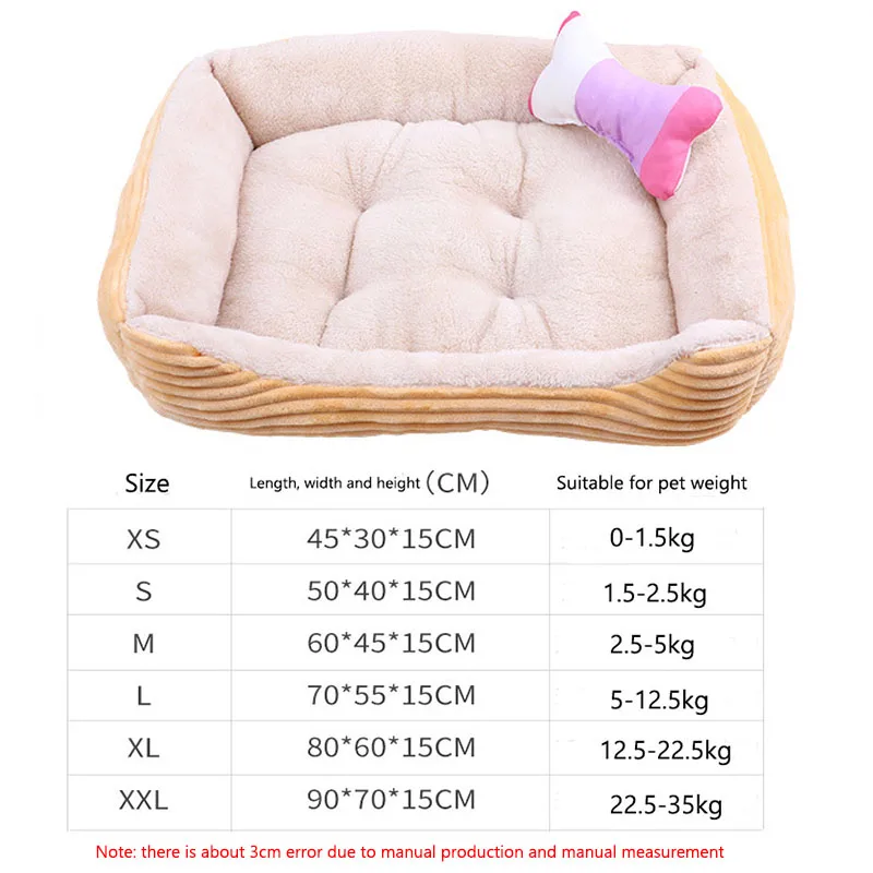 Кровать для домашнего питомца 2020 теплая постельное белье маленьких средних и