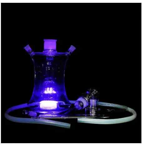 Полный набор кальян для табака Nargile Sheesha аксессуары со светодиодной светильник