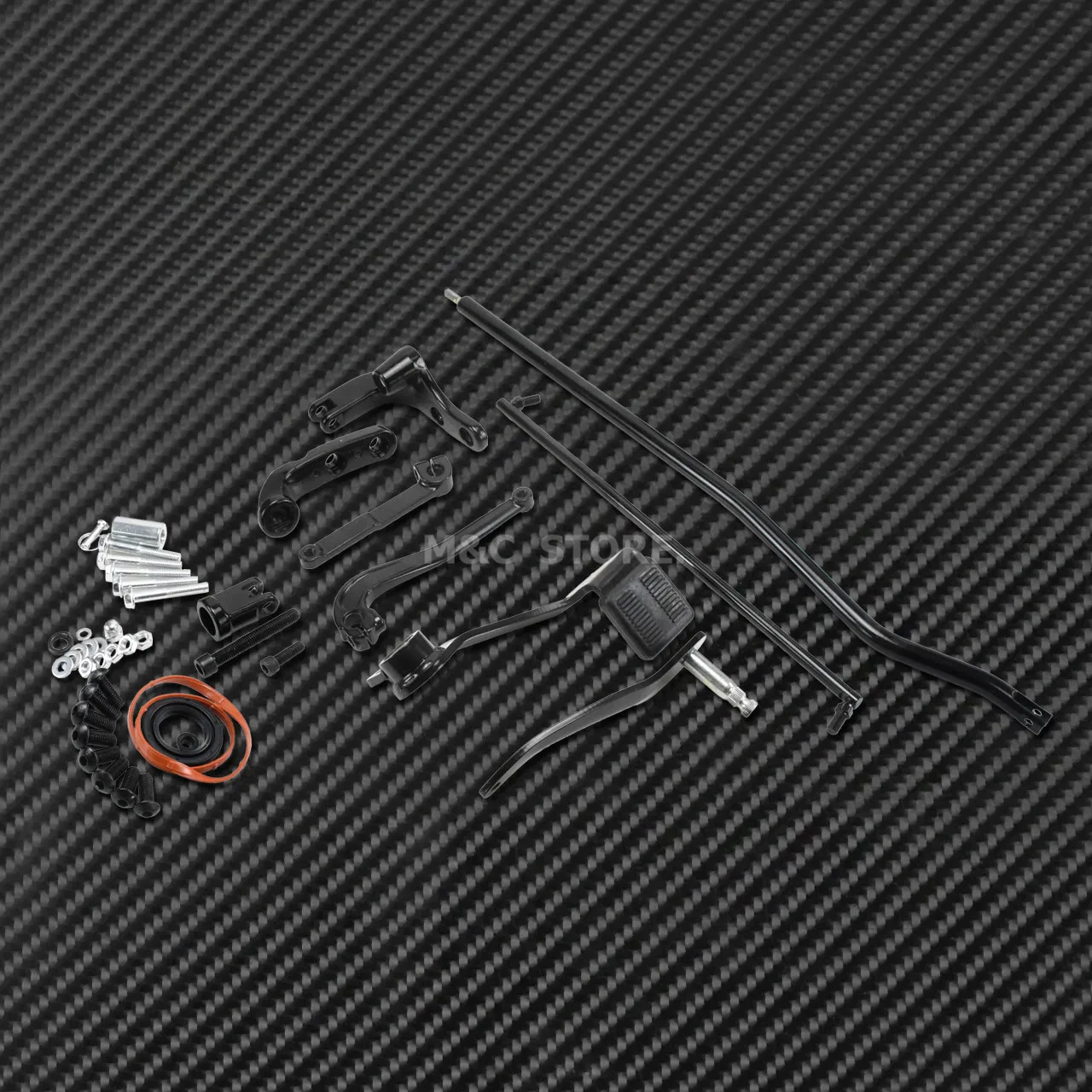 Полный комплект рычагов управления для мотоцикла черные наборы Harley Dyna Street Bob FXDB Fat