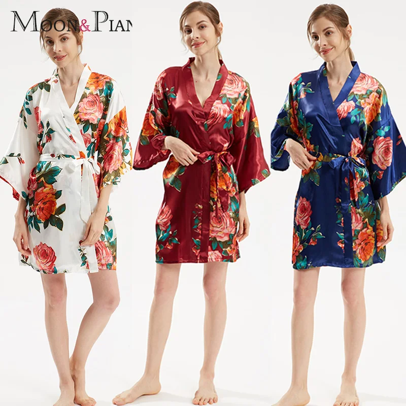 Новая женская модная ночная сорочка лето тонкие пикантные пион домашняя пижама