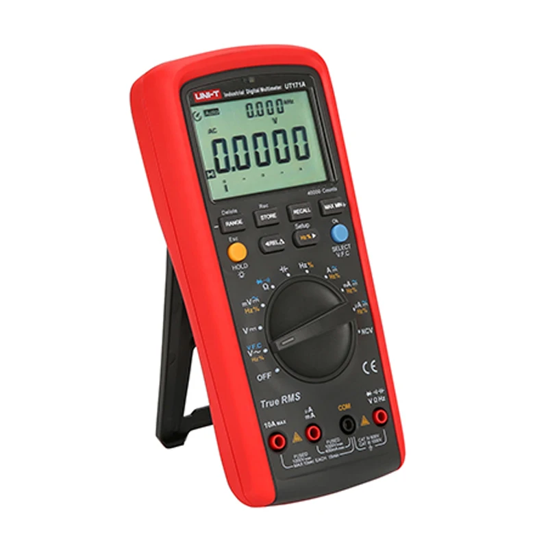 UNI T UT171A Промышленный Цифровой мультиметр True RMS/VFC/функция NCV/USB связь/хранилище